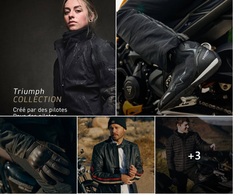 La nouvelle collection Triumph est arrivée chez votre concessionnaire